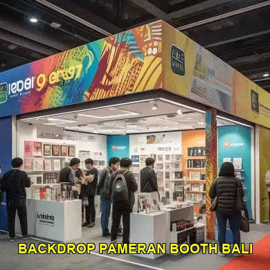 backdrop pameran booth bali